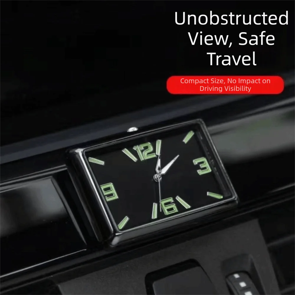 Lightweight Design Car Digital Clock Button Battery Operated Luminous Pointer Quartz Analog Watch Stylish Design Digital Display Zpaxo