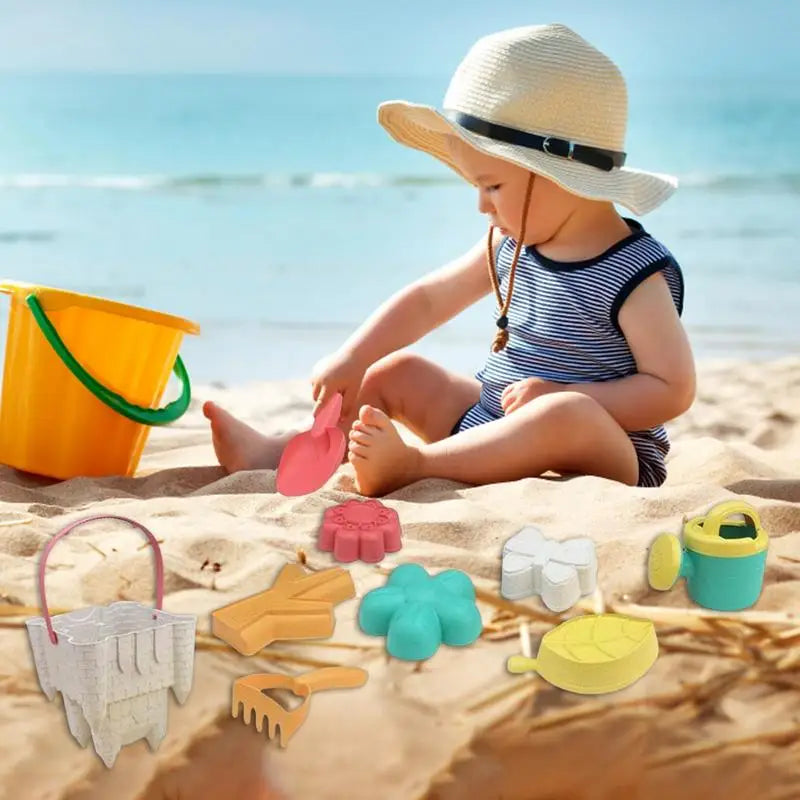 Kids Beach Sand Toy 10X Funny Interactive Playset Castle Toys Bucket Zpaxo