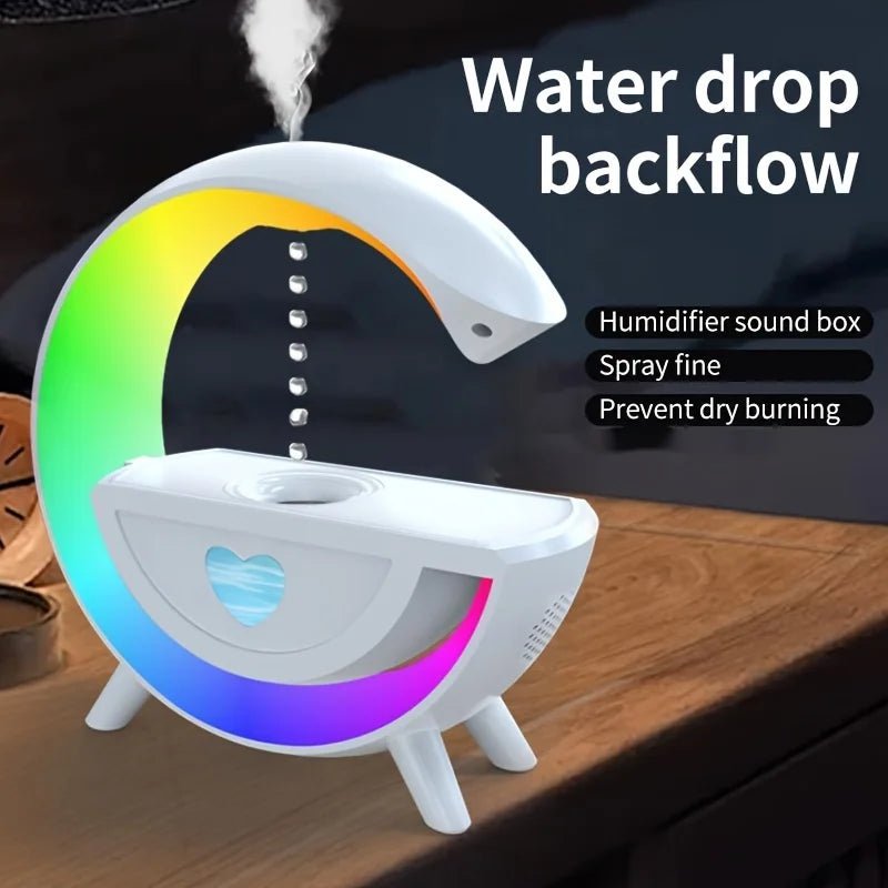 Large Anti Gravity Humidifier Multifunctional Home Water Droplet Zpaxo