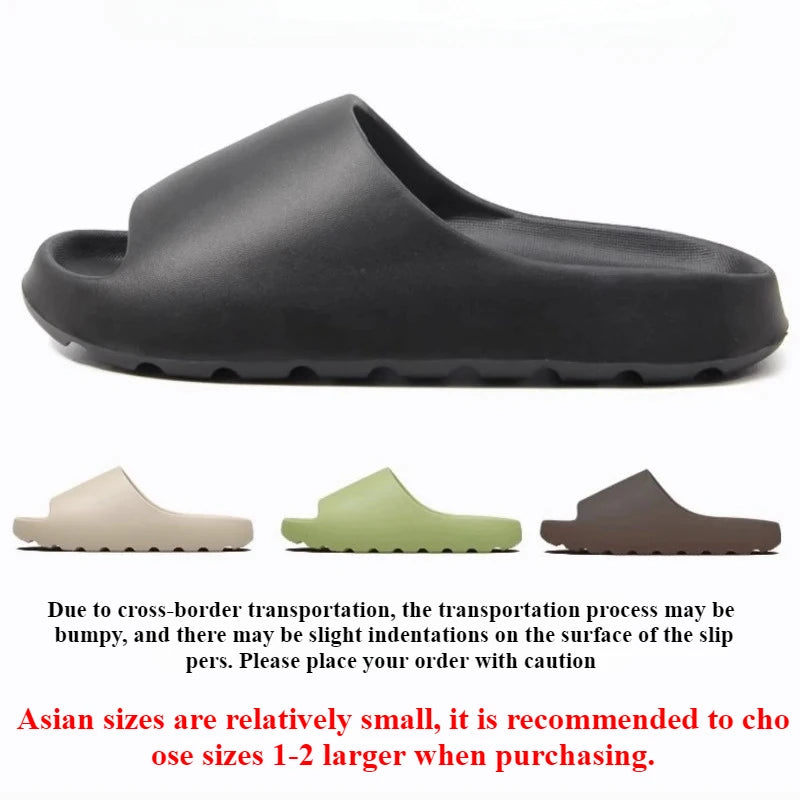 Summer Fashion Soft Bottom Beach Men Slippers Women's Sandals EVA