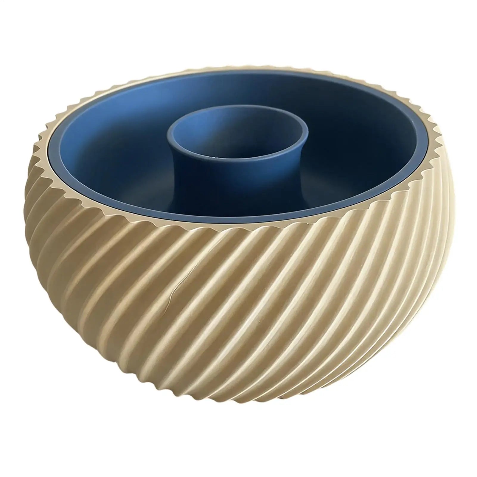 Nut Bowl Double Layer Serving Container with Storage Nut Serving Bowl for Kitchen Table Counter Party Home Dining Room Picnic Zpaxo