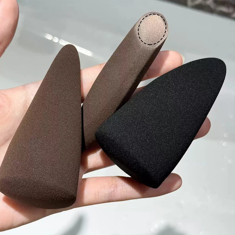 Detail Makeup Puff Wet and Dry Use Sponge for Makeup Liquid Foundation Cream Cosmetic Applicator Tools Shaped Contour Concealer Zpaxo