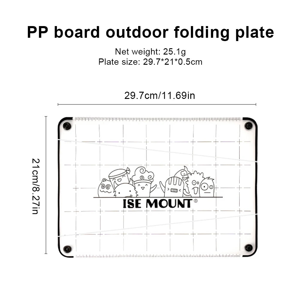 Outdoor PP Cutting Board Space Saving Folding Dining Vegetable Fruit