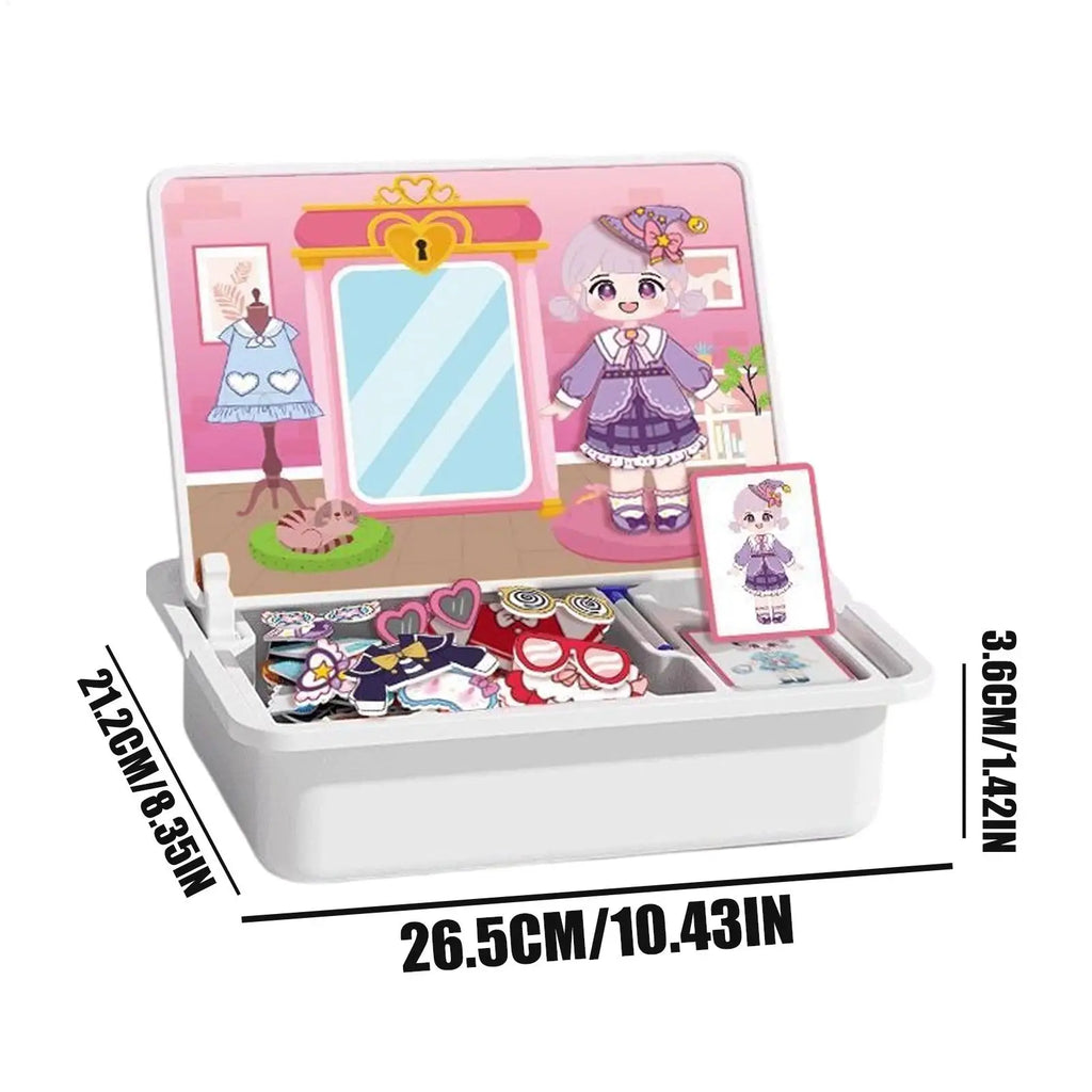 Dress Up Puzzle Creative Face Dress Up Games Double Sided Learning Educational Toys With Write Board And Pen For Boys Girls Zpaxo