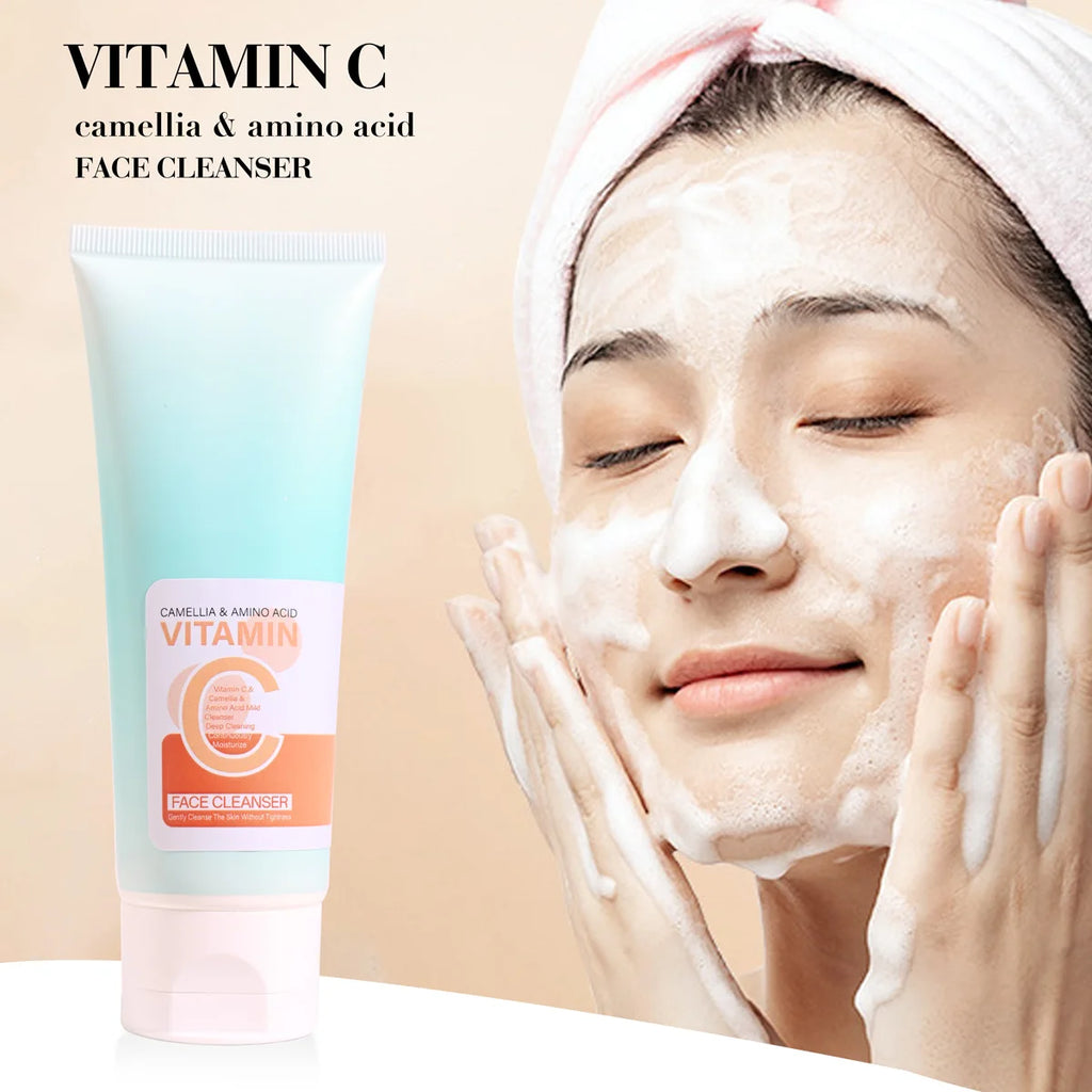 Vitamin C Foaming Facial Cleanser with Hyaluronic Acid – 100g Foaming Facial Cleanser Zpaxo