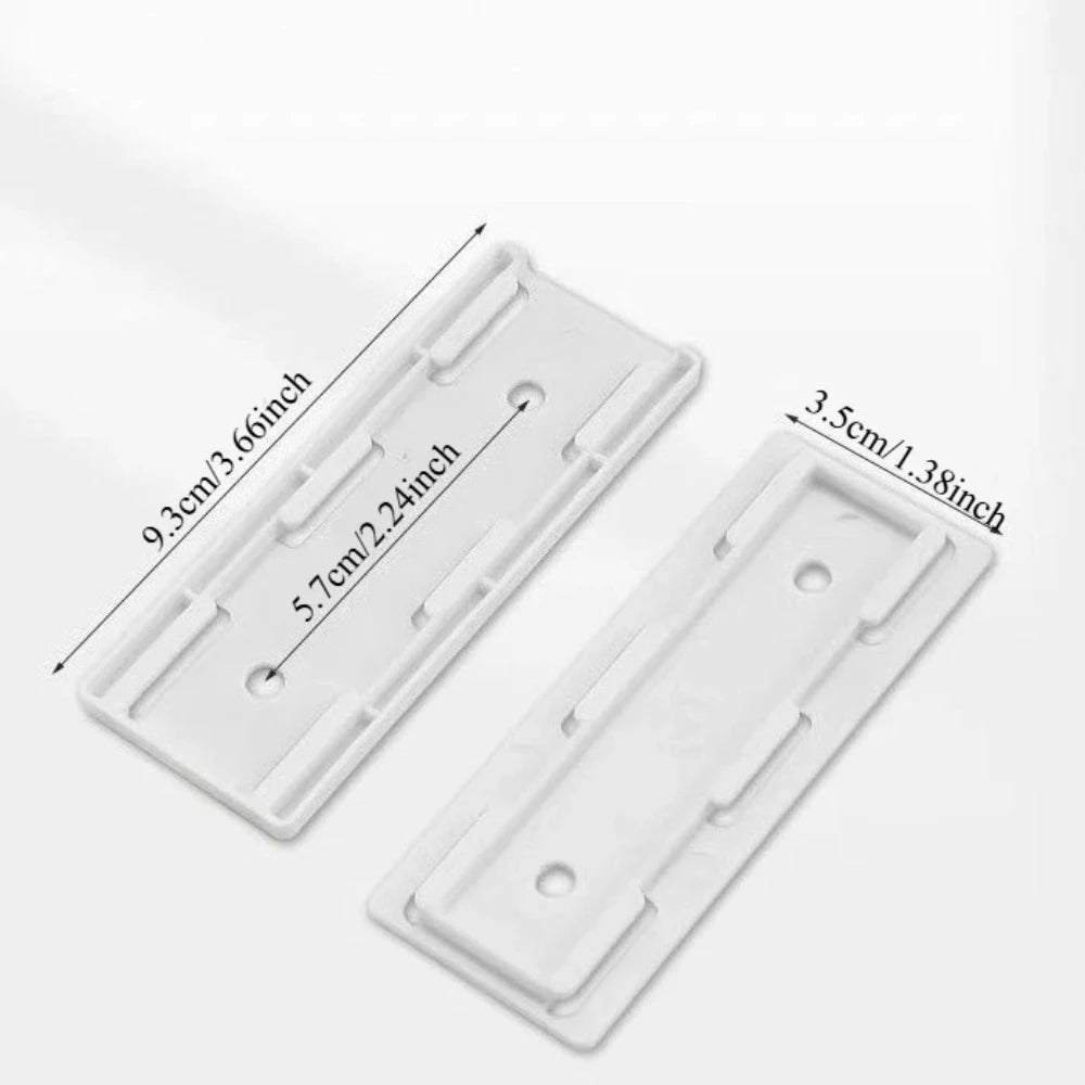 Adhesive Power Strip Holder Under Desk – No Drill Cable Organizer