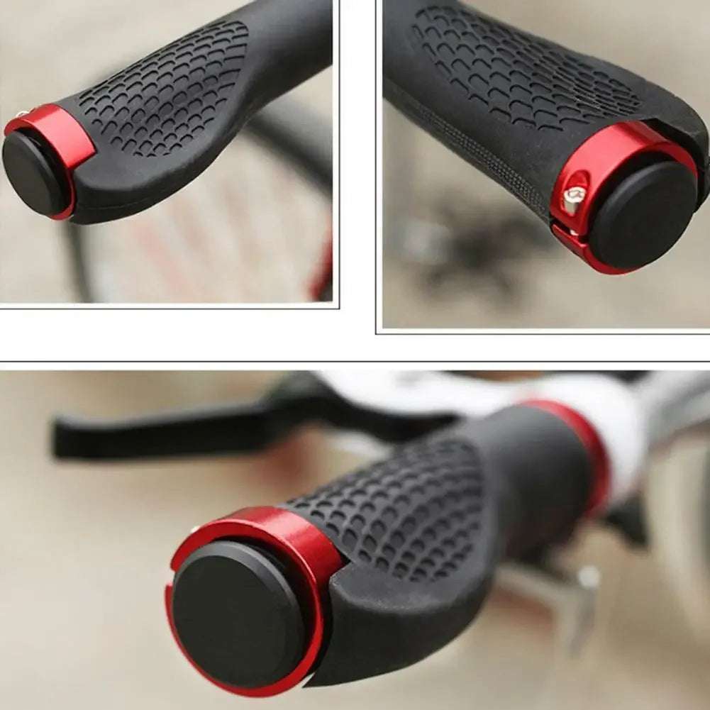 1 Pair DIY Bicycle Handles Ergonomic Handlebar Parts Non-slip Outdoor
