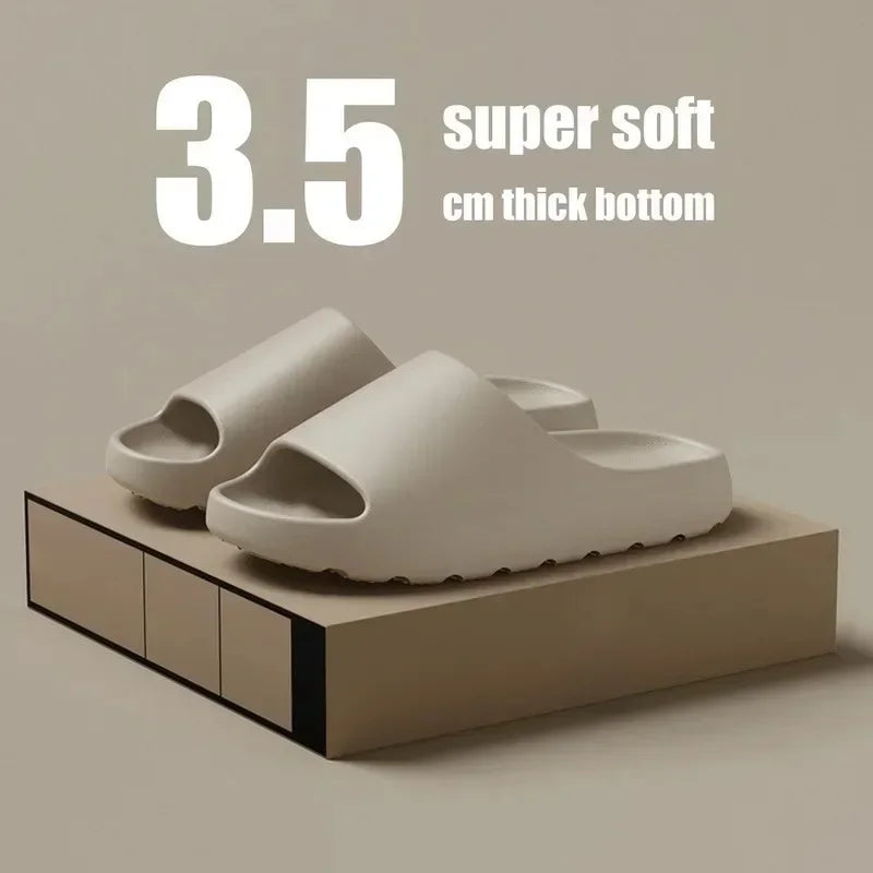 EVA Slippers Man Coconut Cloud Thick-soled Sandals Summer Soft Bottom
