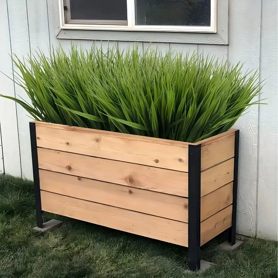 35cm Artificial Spring Grass Bundles – Faux Green Plant Decor Artificial Plant Decor Zpaxo