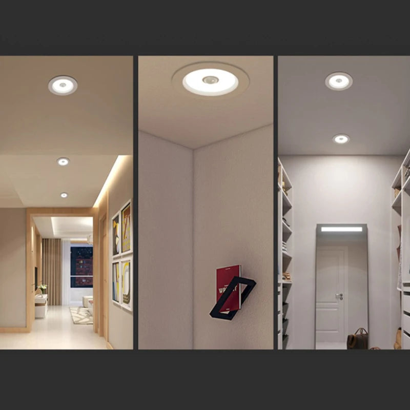 Human Body Motion Sensor Spot LED Downlight Lamparas 220V Ceiling Zpaxo