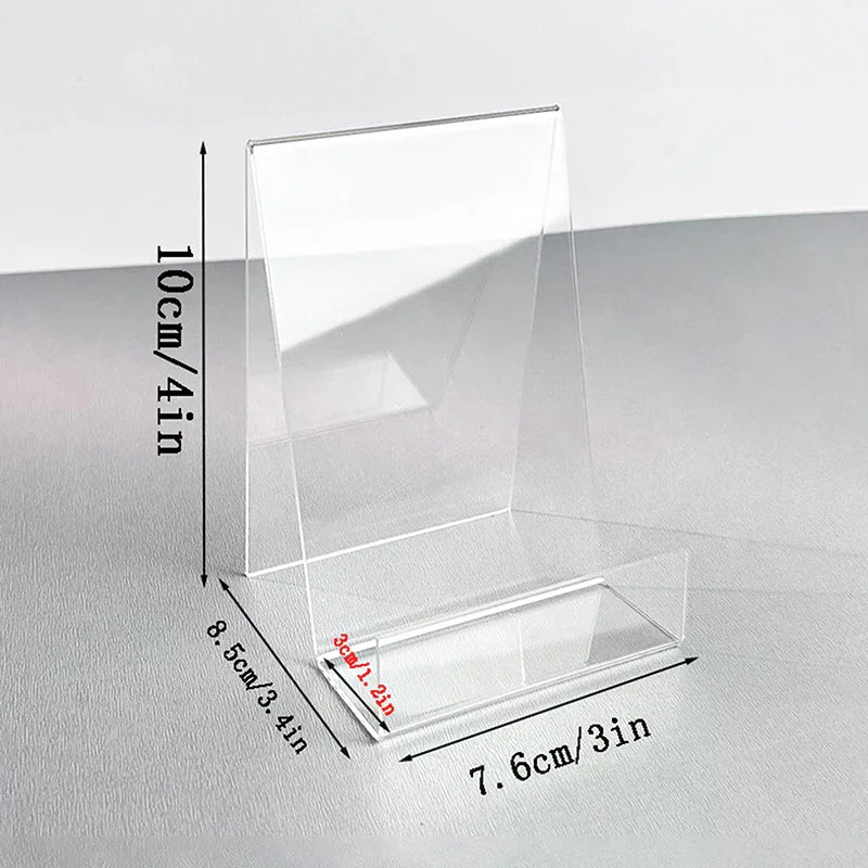 Comic Book Frame Clear Laptop Stand Magazine Display Acrylic Book Display Holder Stand Comic Book Display Zpaxo