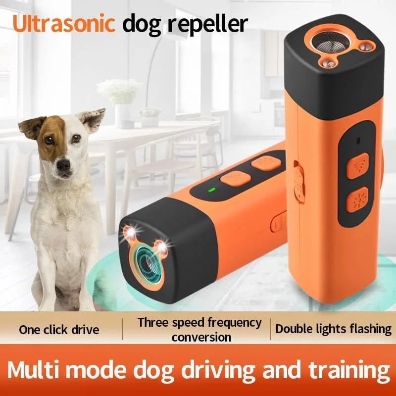 Ultrasonic Dog Deterrent & Bark Trainer | Rechargeable