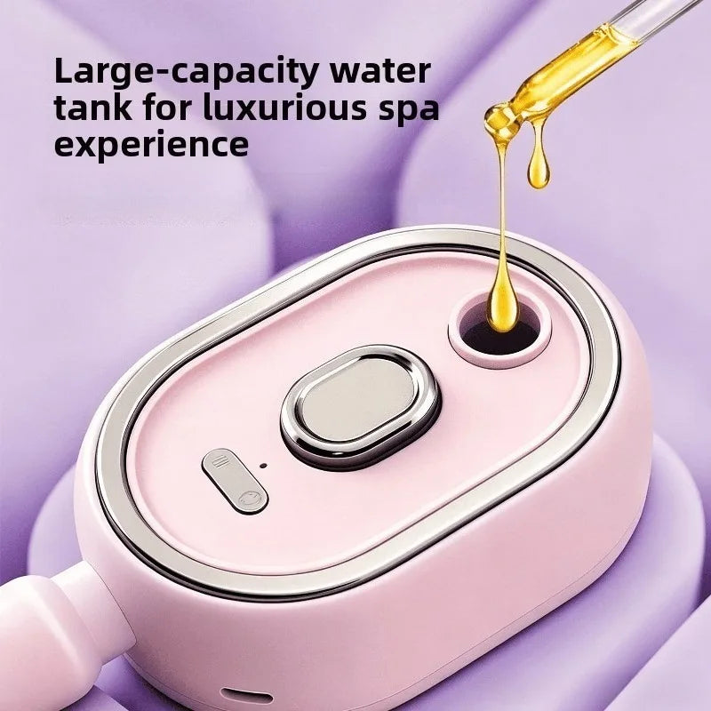 2 in 1 Water Spray Hairbrush Electric Spray Air Cushion Scalp Massager Self Cleaning Steam Essential Oil Brush Rechargeable Zpaxo