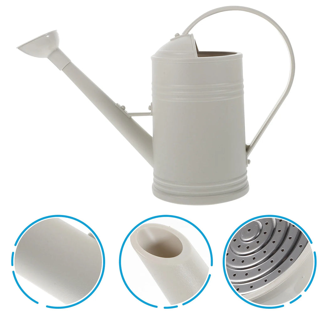 Watering Pot Large Capacity Stainless Steel Long Spout Ergonomic Handle Garden Plant Indoor Outdoor Watering Cans Zpaxo