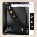 Seat Belt Adjustment Shoulder Protection Pad Comfortable Anti-neck Zpaxo Black astronaut