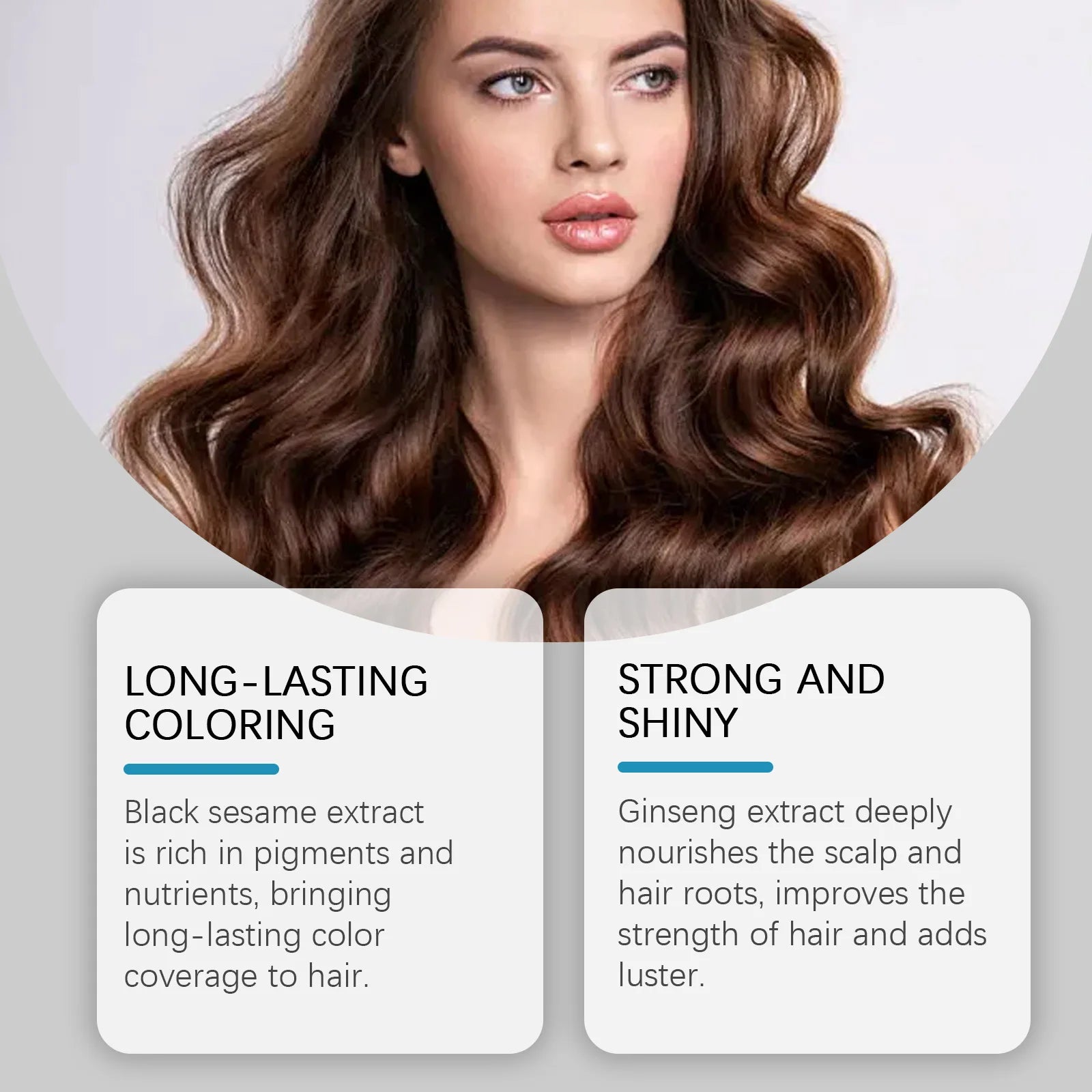 HOEGOA Herbal Hair Dye Shampoo – Red, Purple, Brown, Black Hair Dye Shampoo Zpaxo
