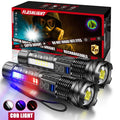 2-Pack Rechargeable LED Tactical Flashlight – 2000 Lumen Zoom