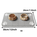 S M L Bsorbent Pet Feeding Mat Waterproof Placemat Dog Cat Food Water