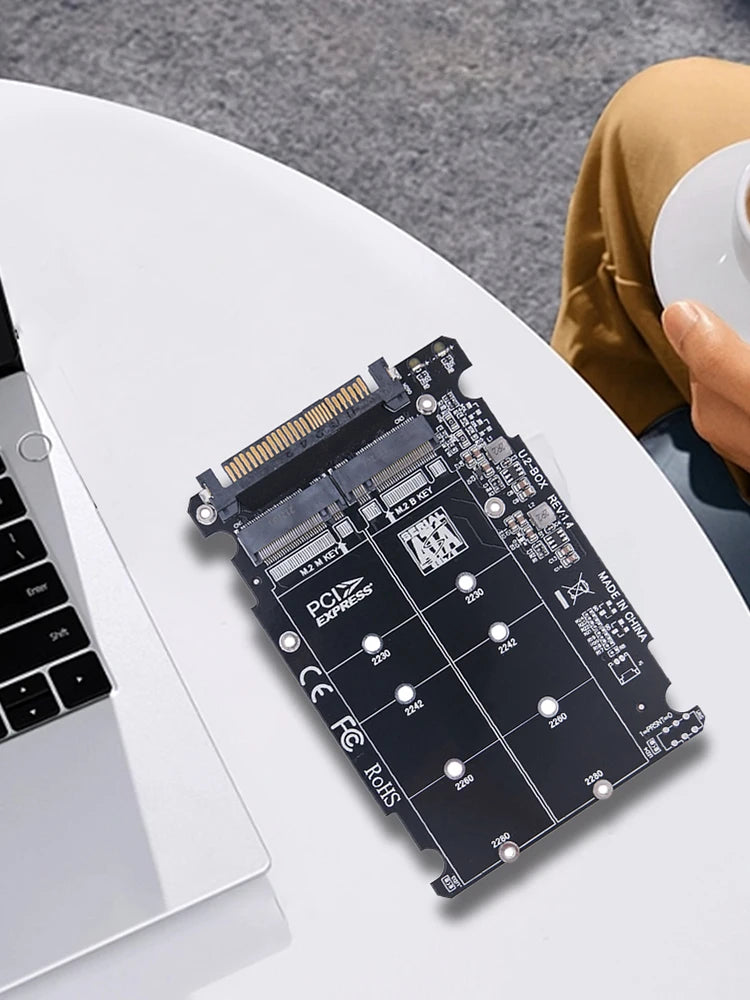 M 2 SSD U Adapter Card NVME SFF-8639 32Gbps Hard Disk PC-E3 0X4 Zpaxo