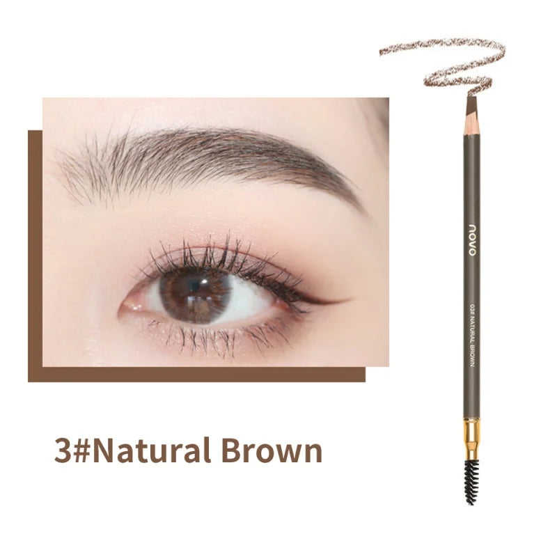 Permanent Eyebrow Pencil Professional Microblading Tattoo Waterproof Zpaxo 3 natural brown