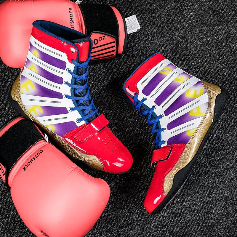 Lexsan Training Wrestling Shoes Men Female Fitness Boxing Mesh Zpaxo 23-3 3 46