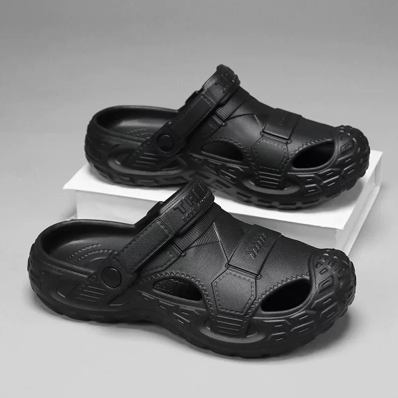 Men's Outdoor Summer Wearable Clog Shoes Anti-slip Breathable