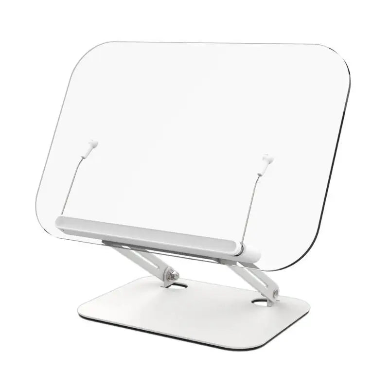 652F Adjustable Acrylic Book Stand Holder 360 Rotatable Option Zpaxo