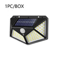 100LED Solar Motion Sensor Outdoor Wall Light – IP65 Waterproof