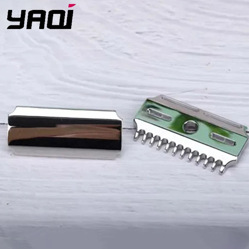 YAQI Vostok 70DC 316 Stainless Steel Dual Comb Safety Razor Head Safety Razor Head Zpaxo