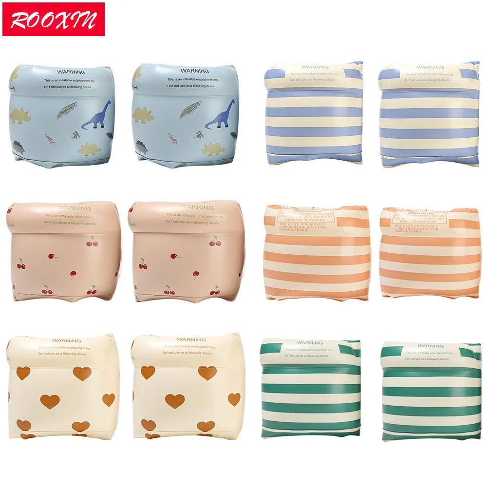 Rooxin Baby Swimming Ring Pool Floats for Adult Child Swim Tube Water Play Equipment Inflatable Buoys Swimming Armbands Zpaxo