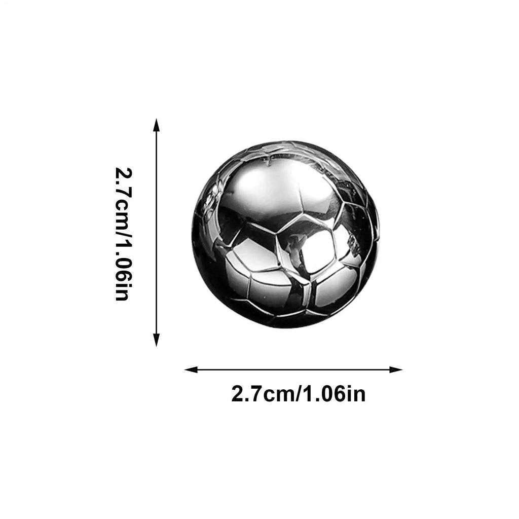 Football Metal Ice Cubes Reusable Whiskey Stones Chilling Rocks Bar