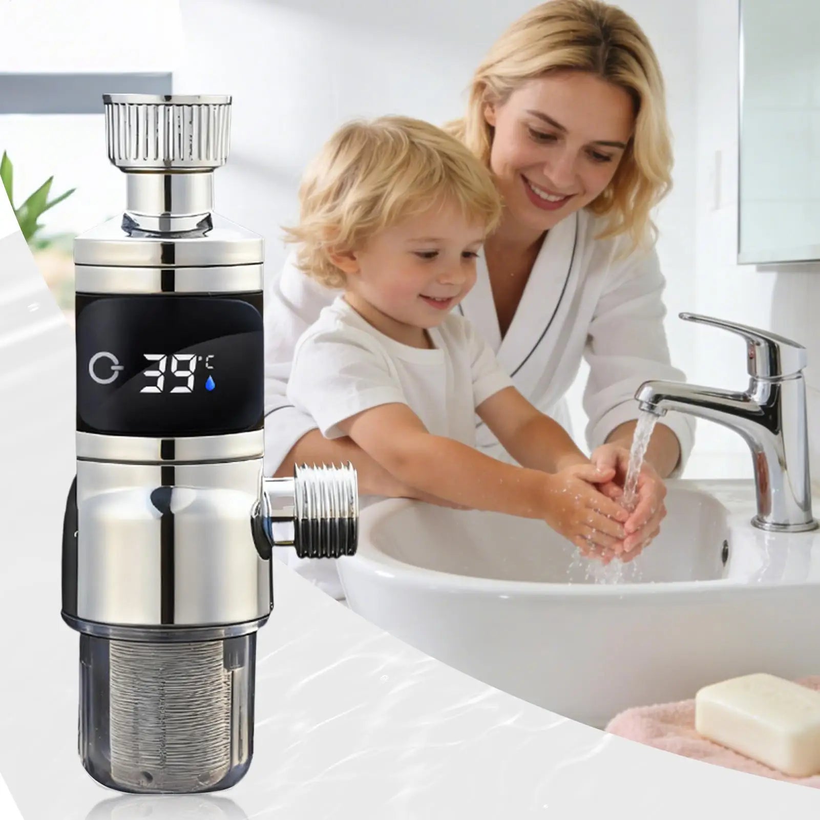 Shower Temperature Gauge Digital Water Monitor Shower Temperature Gauge Digital For Bathroom Home Rv Toilet Household Bath Zpaxo
