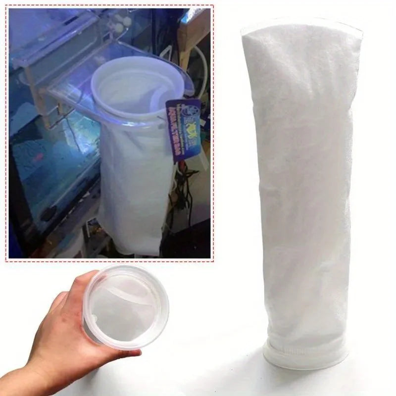 Aquarium Filter Bag Fish Sock Mesh Lightweight Ring Filters Socks