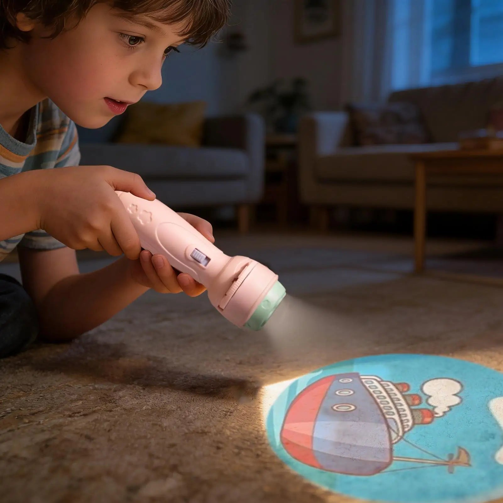 Flashlight Projector For Kids Projection Torches With 24 Patterns Torch Projector For Kids Boys Girls Home Bedroom Ceiling Zpaxo