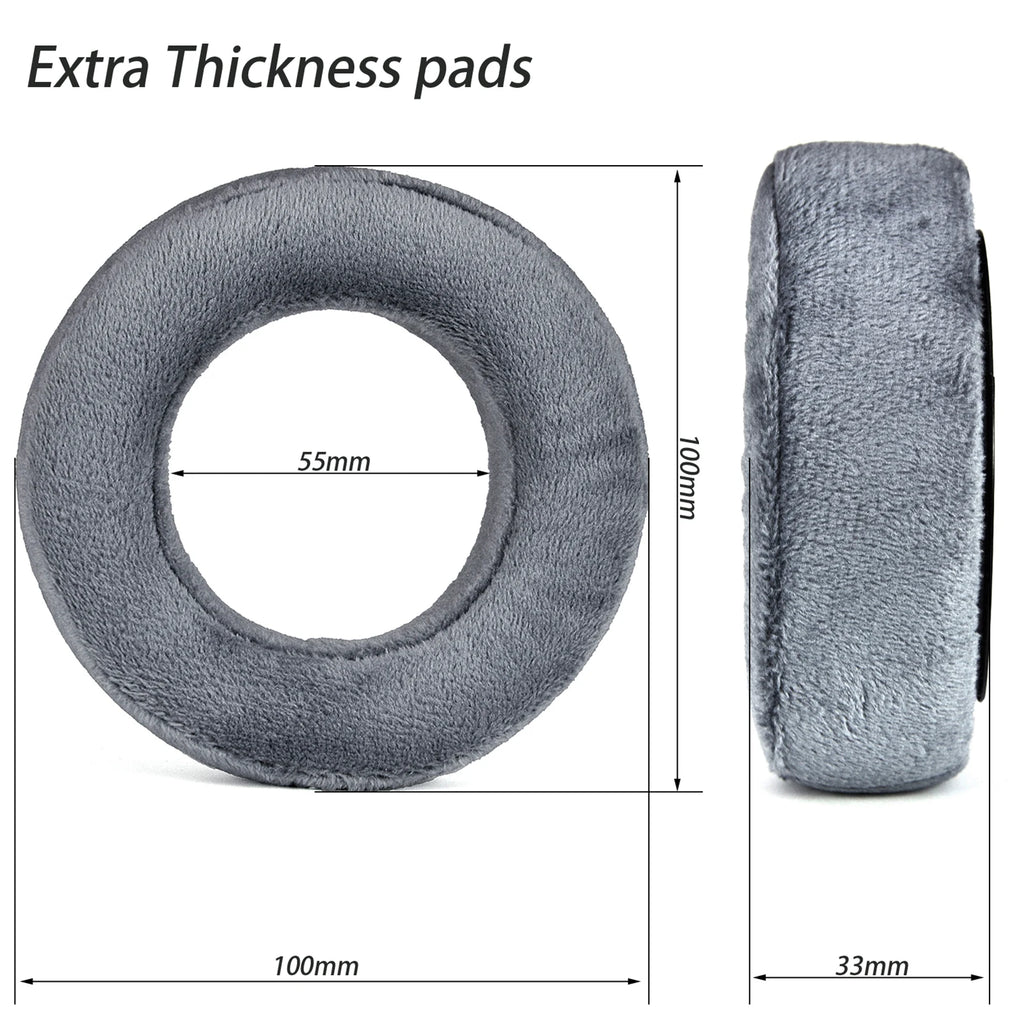 1 Pair Headphone Cushion Cover Velvet Earpads Beyerdynamic DT700 Prox