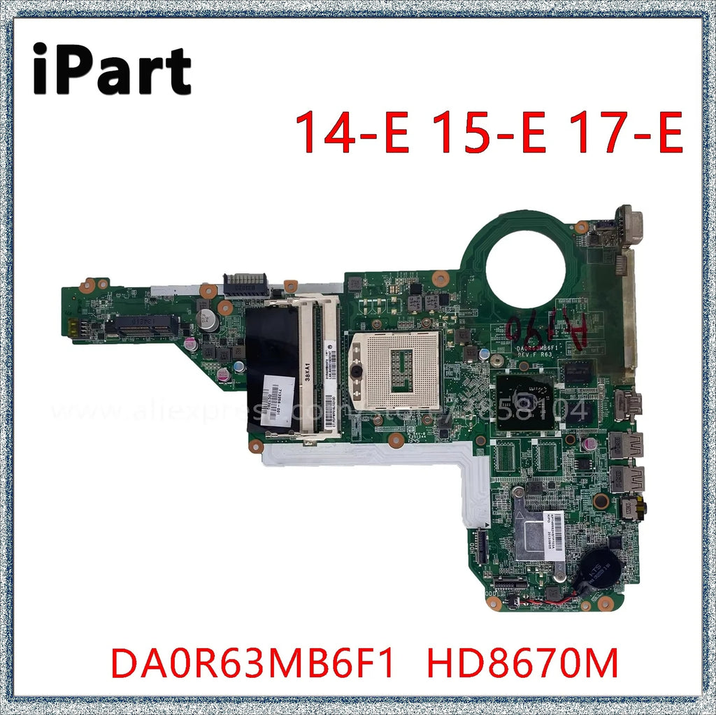 HP Pavilion 14-E 15-E 17E Laptop Motherboard HD8670M 2GB GPU