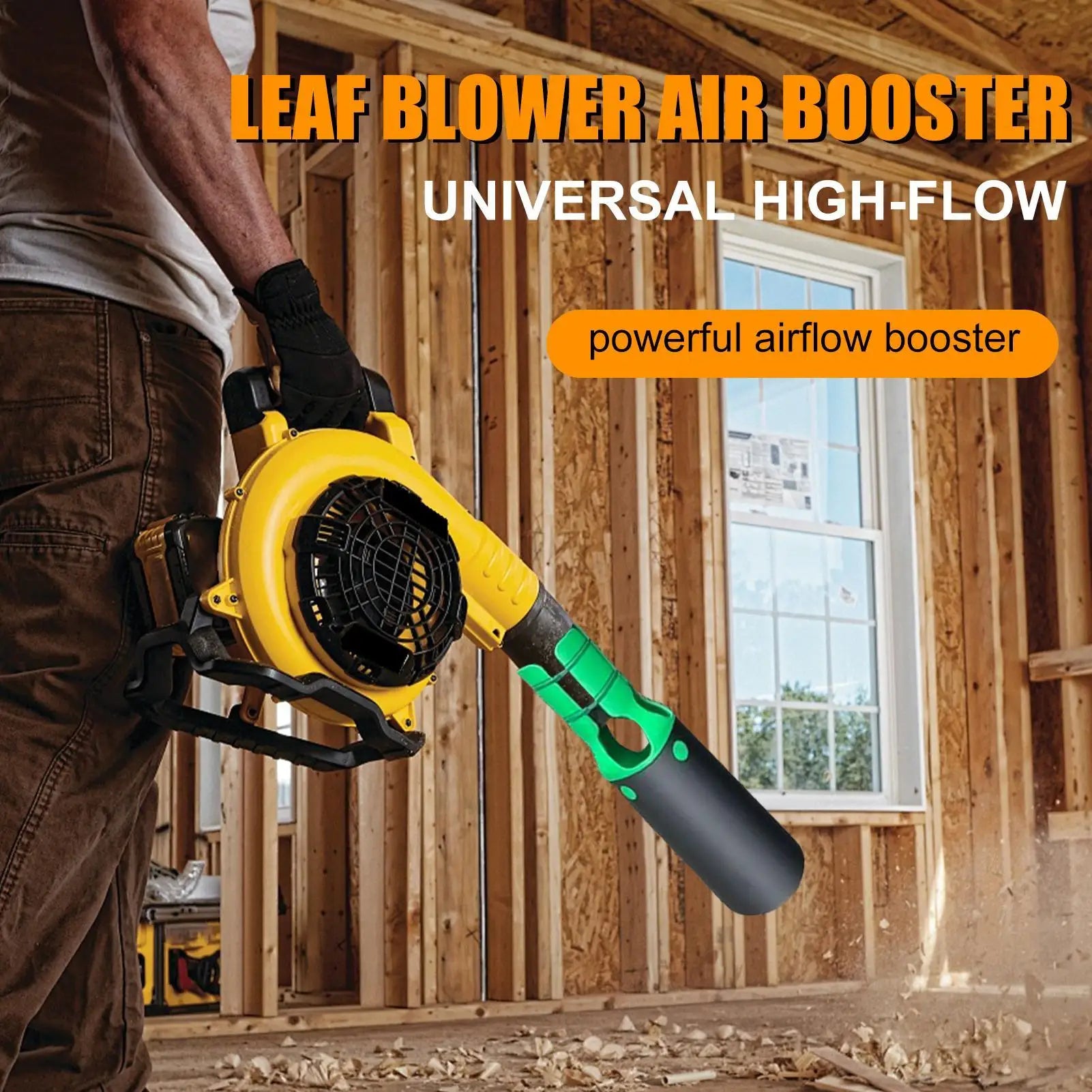 Universal Leaf Blower Nozzle Attachment Turbo Air Flow Booster