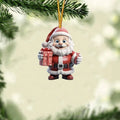 2D Santa Claus Acrylic Christmas Tree Hanging Ornament Christmas Ornament Zpaxo 8
