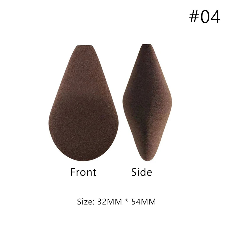 Detail Makeup Puff Wet and Dry Use Sponge for Makeup Liquid Foundation Cream Cosmetic Applicator Tools Shaped Contour Concealer Zpaxo 04-1pcs