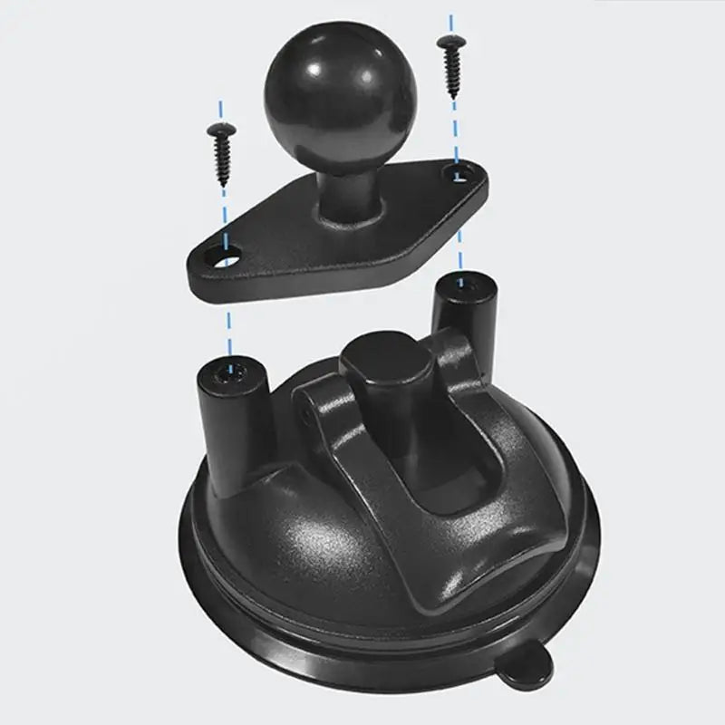 652F Twist Lock Suction Cup Base with Ball for Nonporous Surfaces Great Compatibility Suction Cup Base Holder Zpaxo