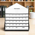 Calendar Wall Storage Pocket 1 Month Non-woven Fabric Date Printed
