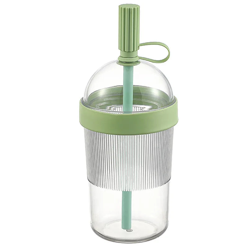 Hot Sale Smoking Coffee Cup, Portable Large Capacity Straw Cup, Outdoor Portable Straw Water Milk Tea Cup Zpaxo