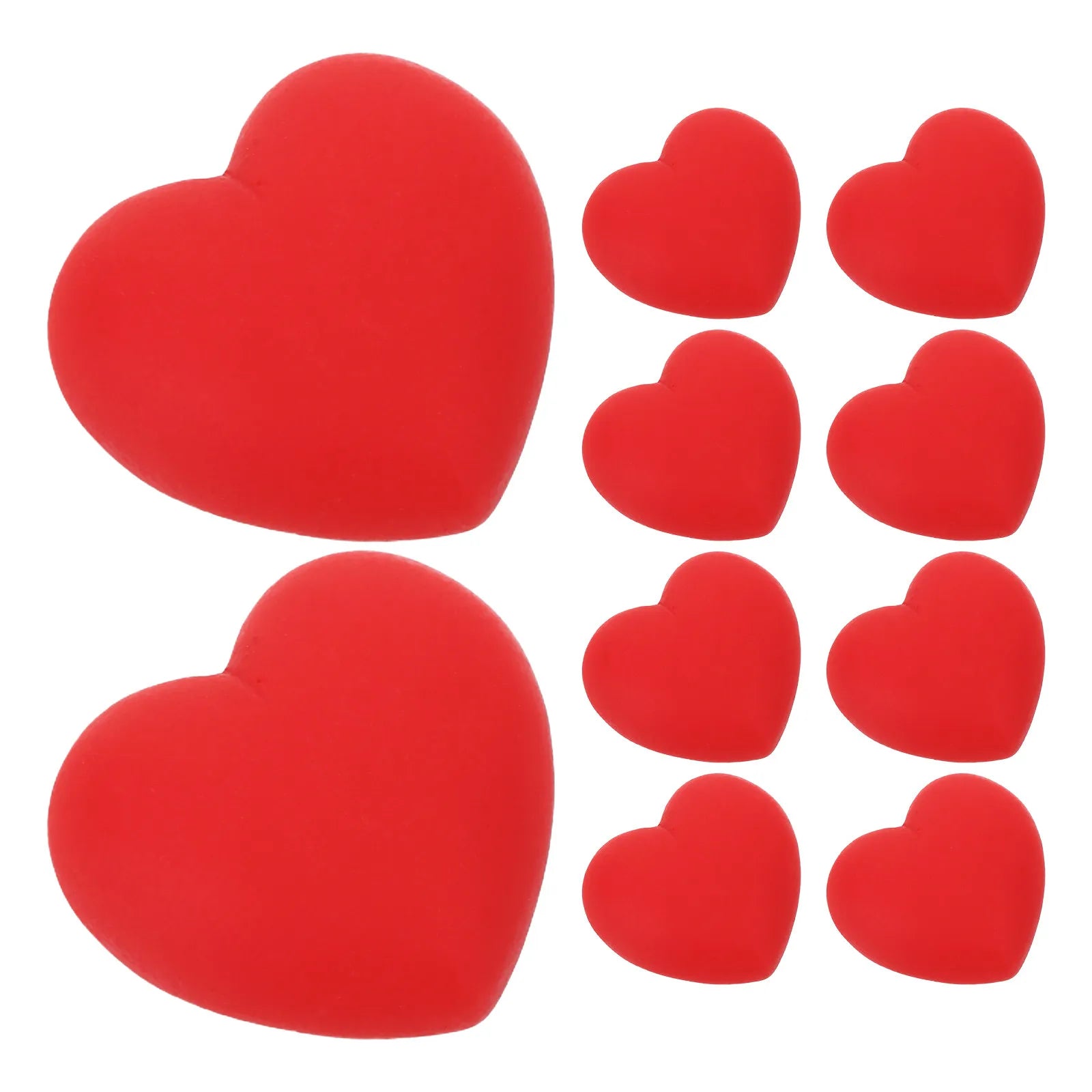 Red Heart Decorative Refrigerator Magnets Whiteboard Fridge Mini