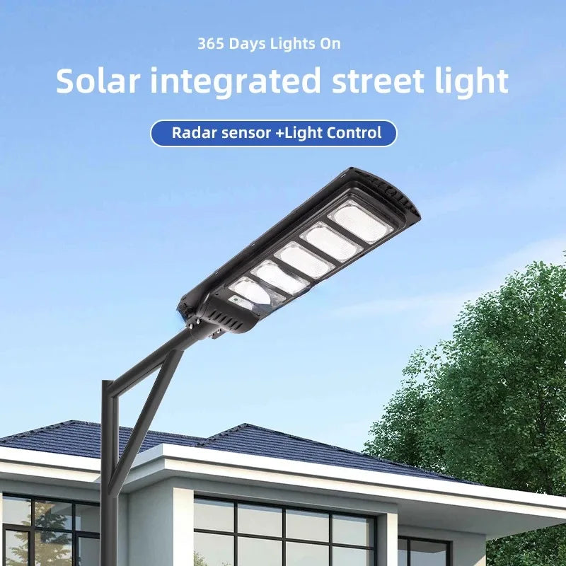 Power 250W Solar Street Lights Motion Sensor Garden Road Light Zpaxo