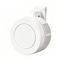 900mah 3 Speeds Portable Mini Clip Fan Hanging Waist Neck Rechargeable Battery Air Cooling for Outdoor Work Hiking Travel ﻿ Zpaxo White