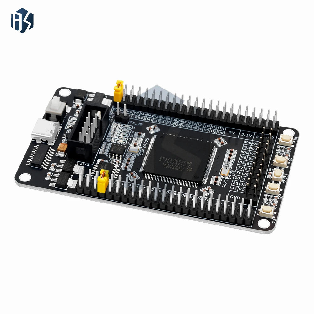 EP4CE6E22C8N Cyclone IV FPGA Board, 2.5V Core Development Module for Arduino Compatible Zpaxo Default Title