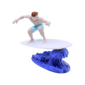 Muscular Man Figure 3D Printed Car Ornaments Small Sporty Design Zpaxo Cyan