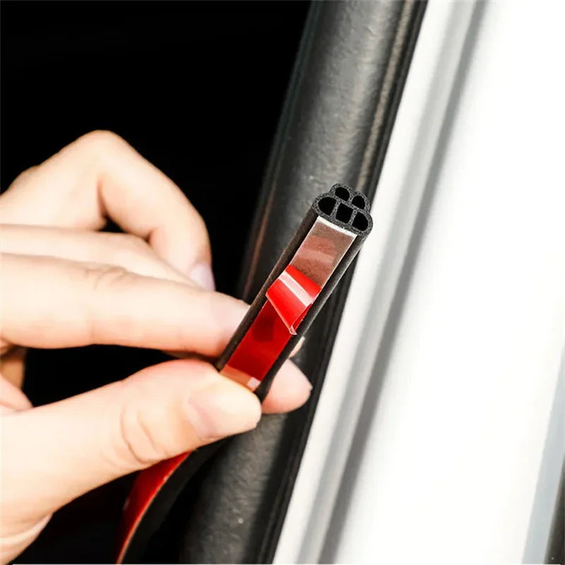 Car Soundproof Rubber Door Seal Sticker Self-adhesive Weather Strip