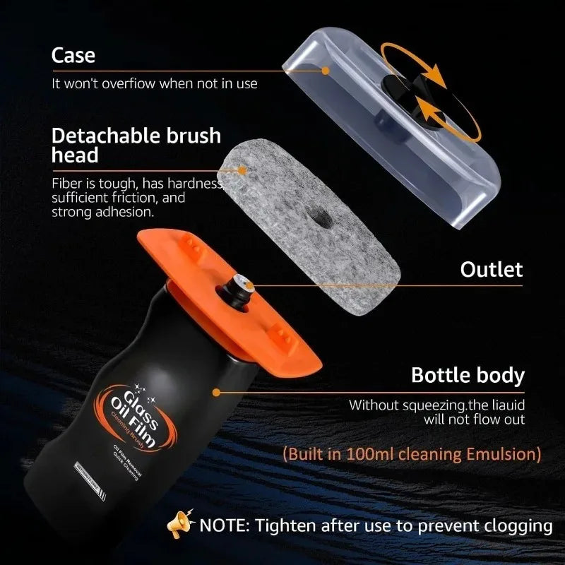 Anti-Fog Car Windshield Oil Film Cleaner & Rain Repellent 100g