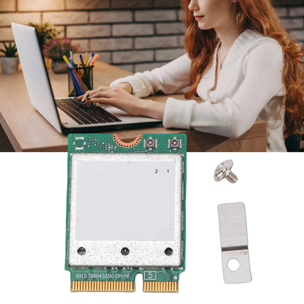 WiFi 7 Wireless Adapter Module Support for Windows 11 2.4G 5G 6GHz Triple Band M.2 5.8Gbps Laptop Network Adapter Module Zpaxo